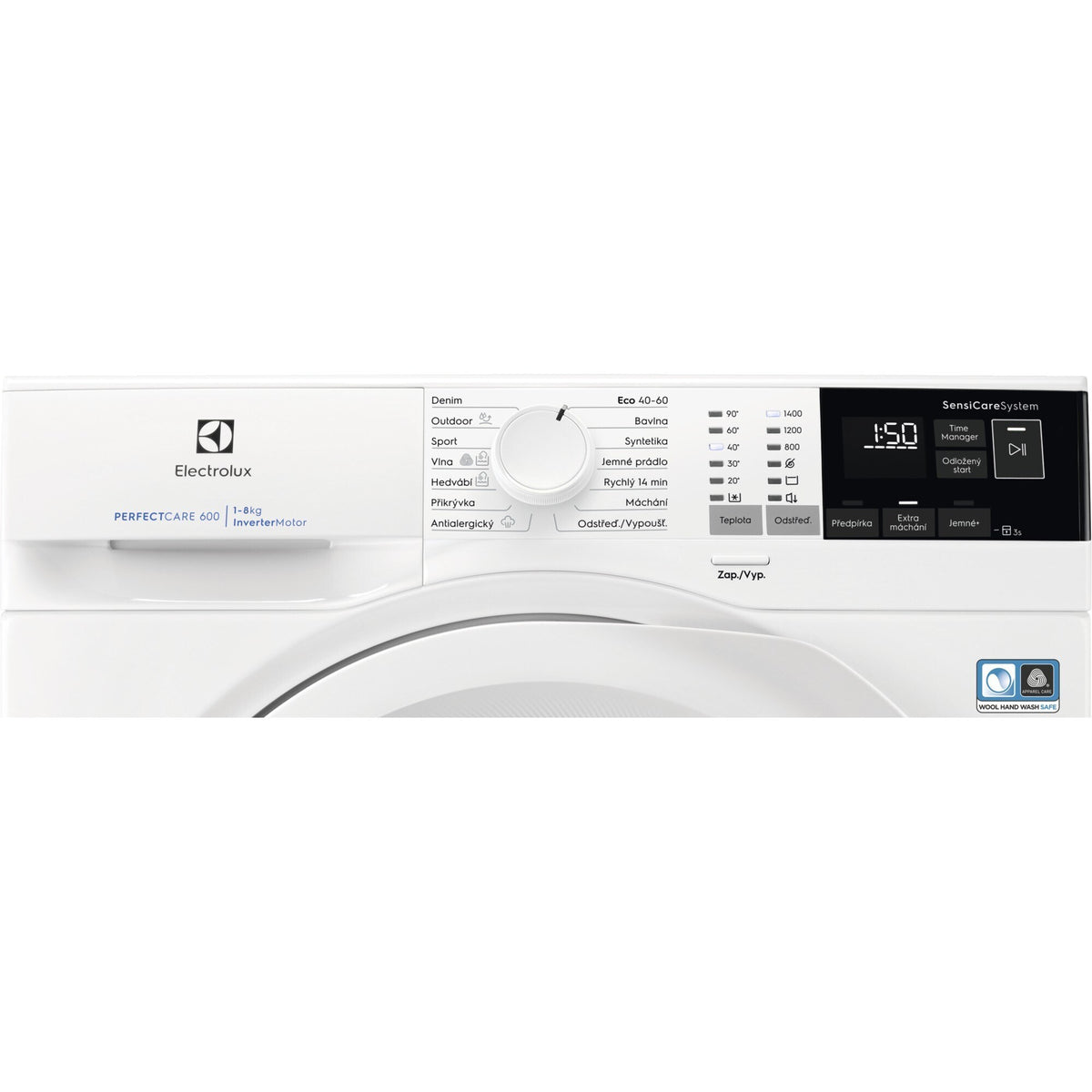 Práčka s predním plnením Electrolux EW6FN448WC, 8 kg