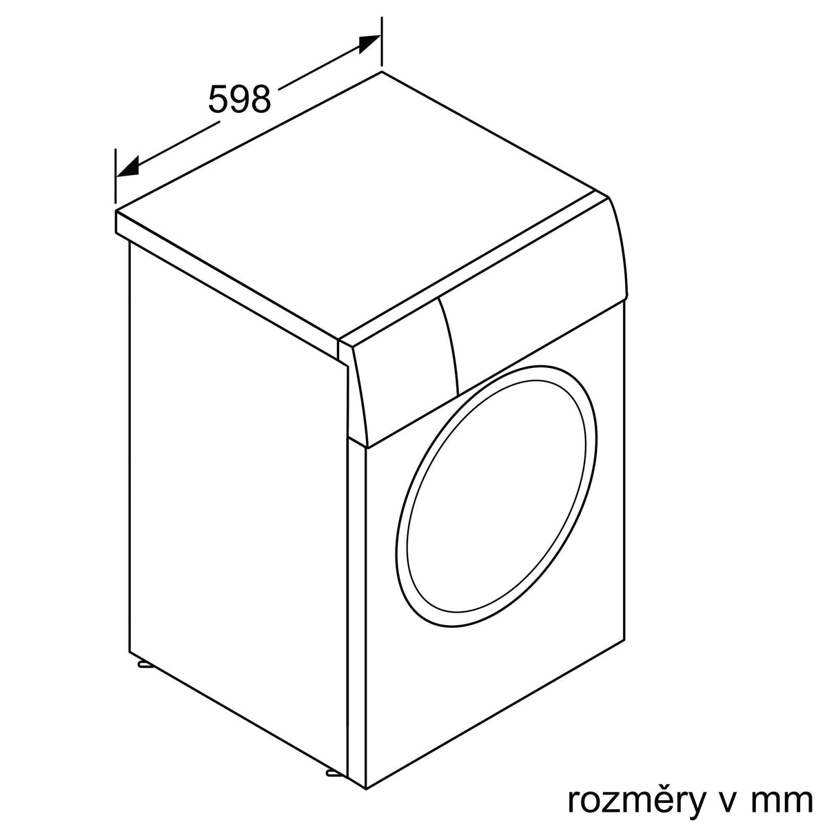 Práčka s predným plnením Bosch WAJ24063BY, 8 kg