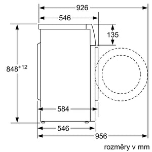 Práčka s predným plnením Bosch WAJ24063BY, 8 kg