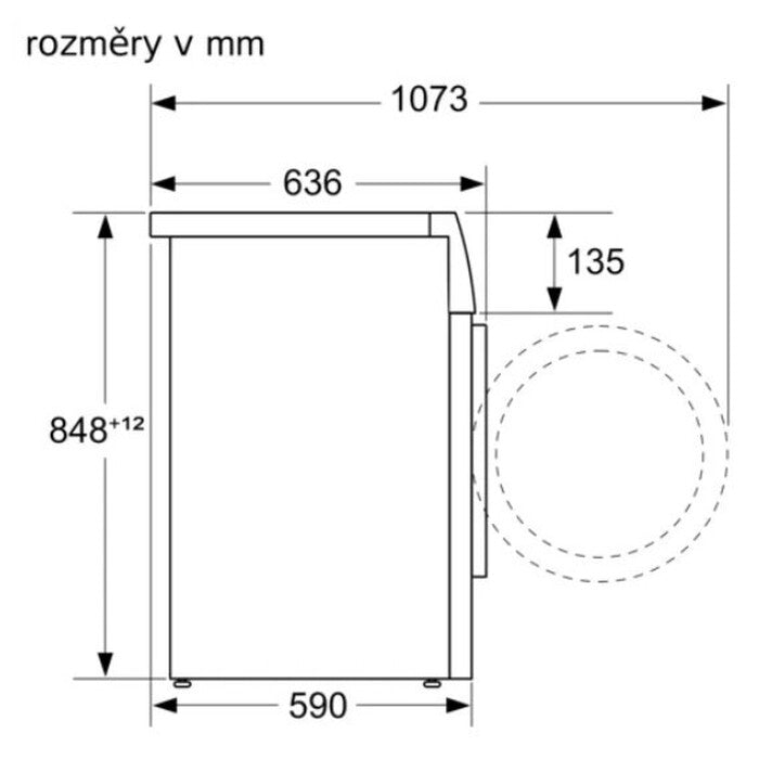 Práčka s predným plnením Bosch WGG244M0CS, 9kg