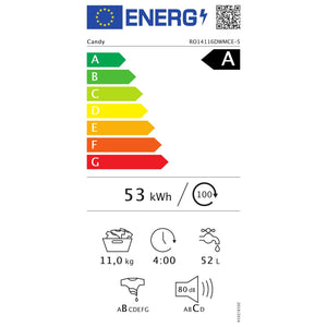 Práčka s predným plnením Candy RO14116DWMCE/1-S, A, 11 kg