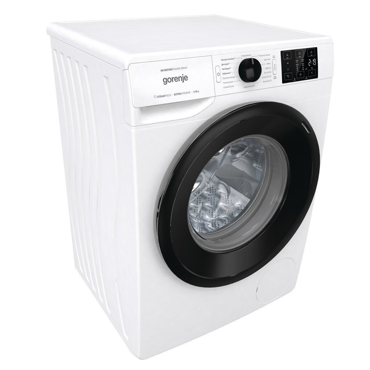 Práčka s predným plnením Gorenje WNEI84BS, B, 8kg