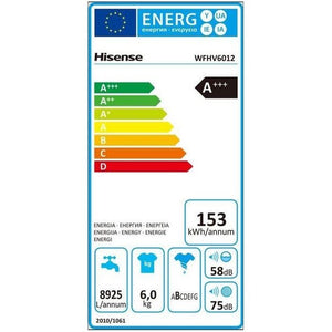 Práčka s predným plnením Hisense WFHV6012, 6kg