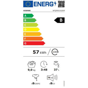 Práčka s predným plnením Hisense WFQP901418VM, 9kg