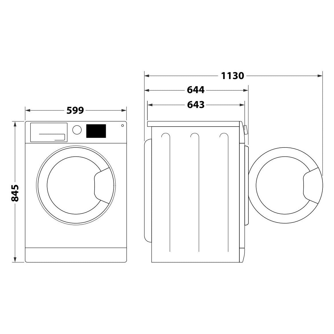 Práčka s predným plnením Whirlpool W6 W945SB EE, 9 kg