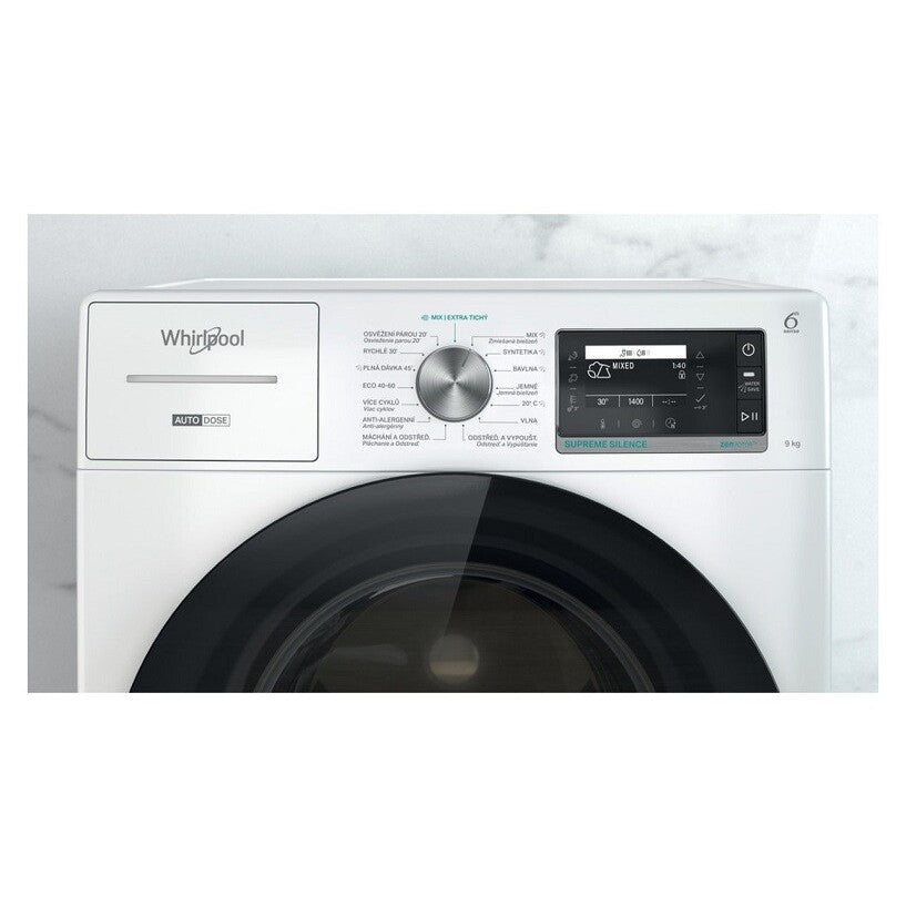 Práčka s predným plnením Whirlpool W8 W946WB CS, A, 9kg