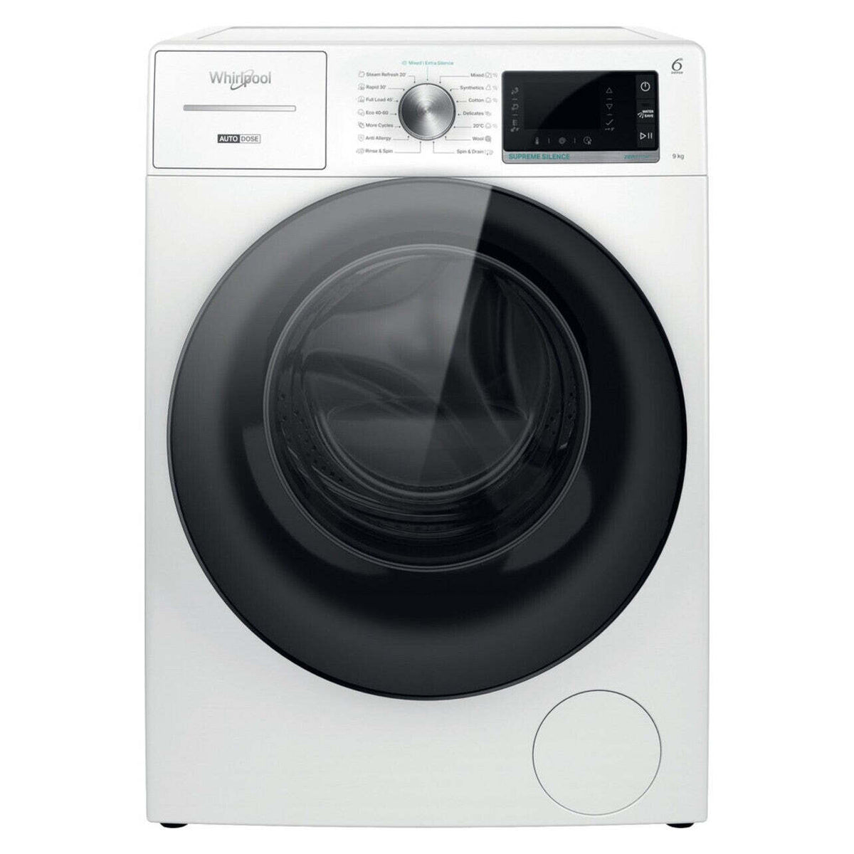 Práčka s predným plnením Whirlpool W8 W946WB EE, A, 9kg POUŽITÉ, NEOPOTREBOVANÝ TOVAR