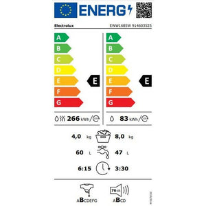 Práčka so sušičkou Electrolux EWW1685W, A, 8/4 kg