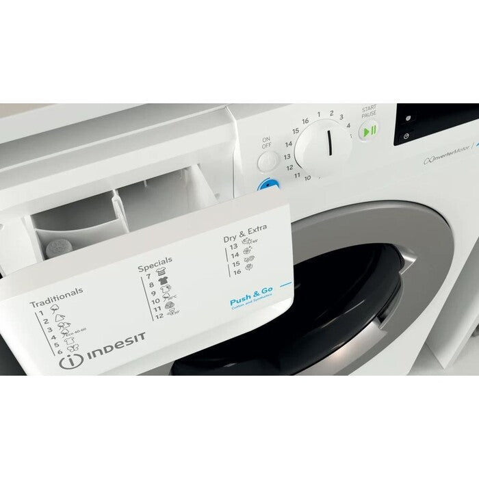 Práčka so sušičkou Indesit BDE 86435 9EWS EU, 8/6 kg