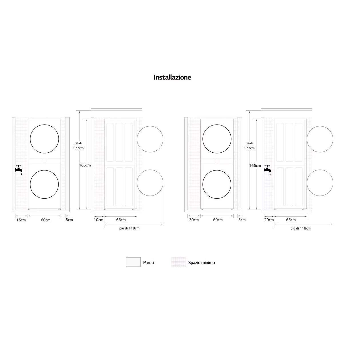 Práčka so sušičkou LG WashTower™ WT1210BBF, A/A+++, 12/10kg