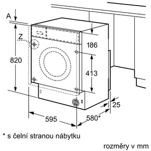 Práčka so sušičkou Siemens WK14D541, B, 6/4 kg POŠKODENÝ OBAL