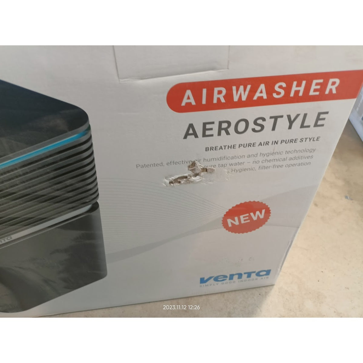 Práčka vzduchu VENTA LW73 AeroStyle signal Čierna