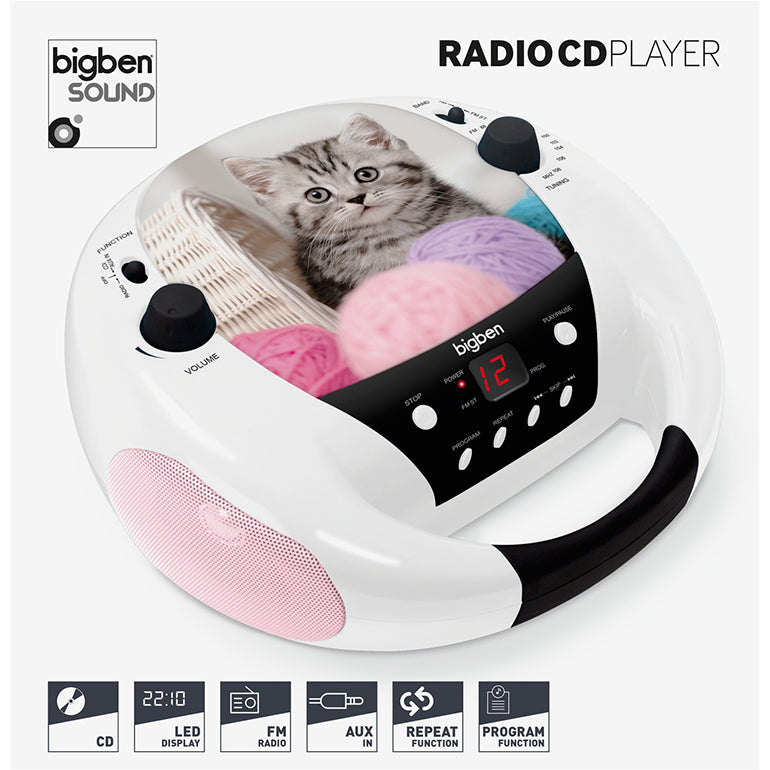 Prenosné rádio Bigben CD52CATS3