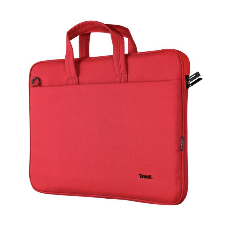 Puzdro na notebook TRUST, 16" Bologna Slim Laptop Bag Eco, red