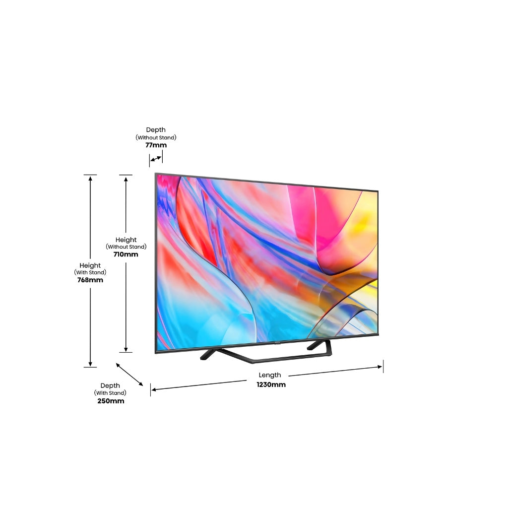 QLED televízia Hisense 55A72KQ (2023) / 55&quot; (139 cm)