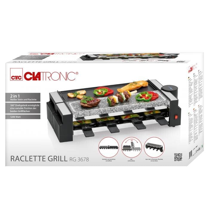 Raclette gril Clatronic  RG 3678, 1200W