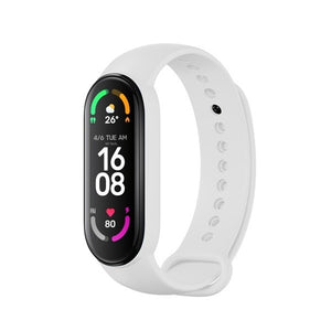 Remienok na Xiaomi Mi Band 6, biely