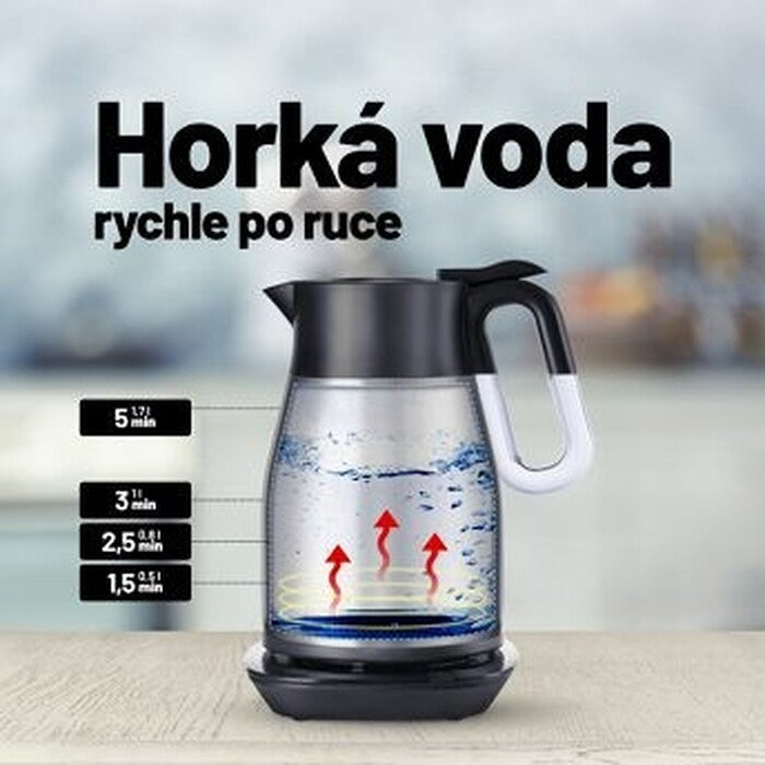 Rýchlovarná kanvica Lauben Vacuum Thermo Kettle VTK01S, 1,7l