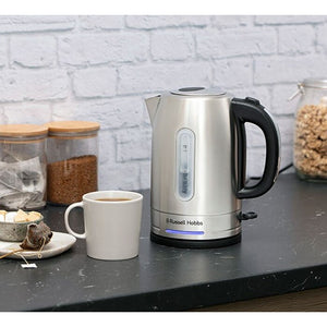 Rýchlovarná kanvica Russell Hobbs Quiet 26300-70, nerez, 1,7l