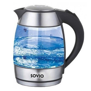 Rychlovarná kanvica Sovio HHB1751, 1,8L, sklo