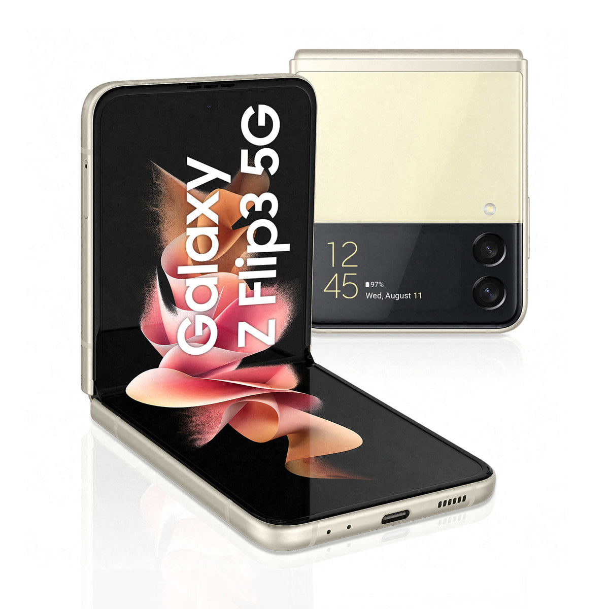 Mobilný telefón Samsung Galaxy Z Flip 3 8GB/256GB, béžová ROZBALE