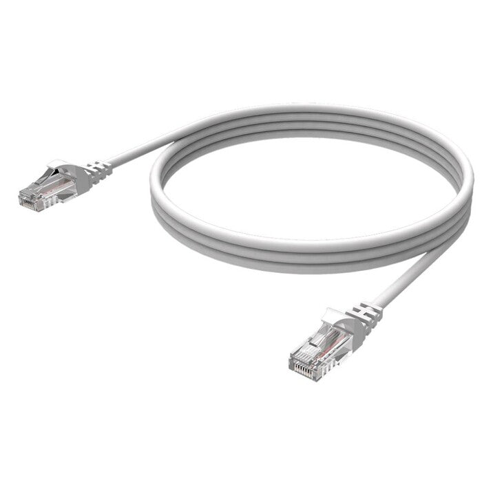 Sieťový prepojovací kábel RJ 45(male) na RJ45(male), 20m, biela