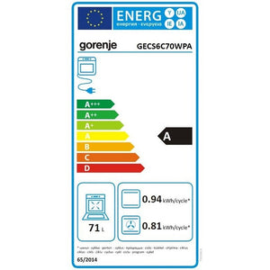 Sklokeramický šporák Gorenje GECS6C70WPA