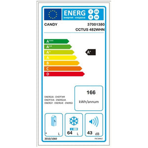 Skriňová mraznička Candy CCTUS 482WHN VADA VZHĽADU, ODRENINY