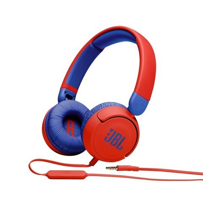 Slúchadlá cez hlavu JBL JR310, červené