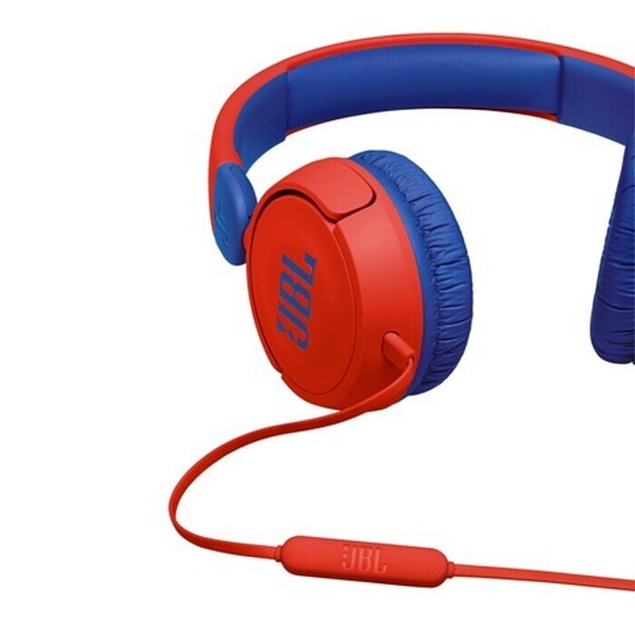 Slúchadlá cez hlavu JBL JR310, červené