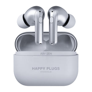 True Wireless slúchadlá Happy Plugs Air 1 Zen, strieborná POŠKODE