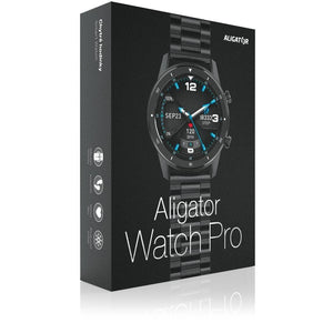 Smart hodinky Aligator Watch Pro, 3x remienok, čierna ROZBALENÉ