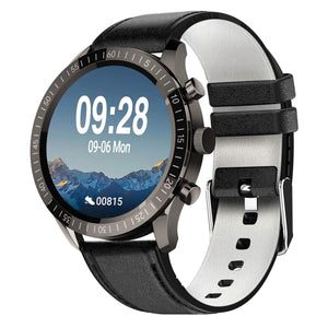 Smart hodinky Armodd Silentwatch 4 Lite, kožený rem, čierna