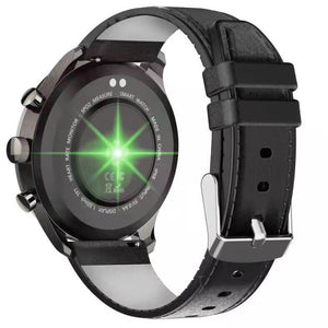 Smart hodinky Armodd Silentwatch 4 Lite, kožený rem, čierna