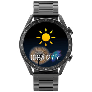 Smart hodinky Armodd Silentwatch 5 Pro, kovový remienok, čierna