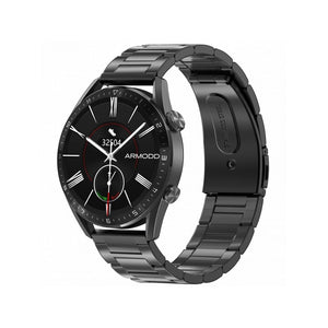 Smart hodinky Armodd Silentwatch 5 Pro, kovový remienok, čierna P