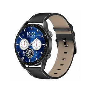 Smart hodinky Armodd Silentwatch 5 Pro, kožený remienok, čierna