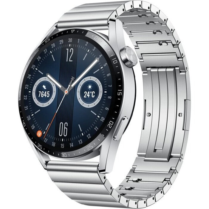 Smart hodinky Huawei Watch GT 3 46 mm, nerezová