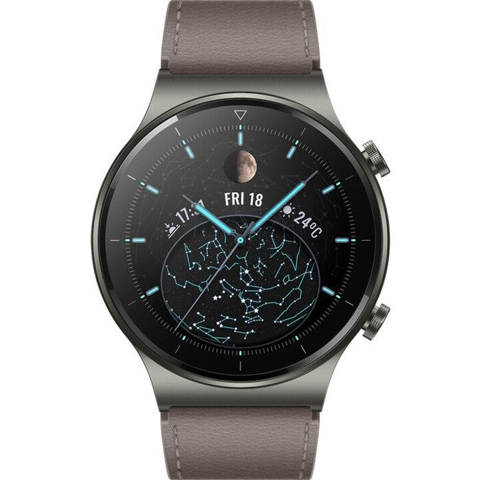 SMART hodinky Huawei Watch GT2 Pro, kožený remienok, šedá