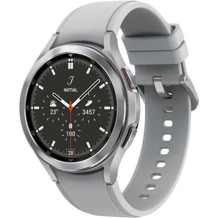 Smart hodinky Samsung Galaxy Watch 4 Classic LTE 46mm, strieb POŠKODENÝ OBAL