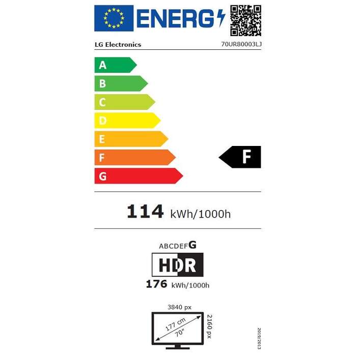 Smart televízia LG 70UR8000 / 70&quot; (177 cm)