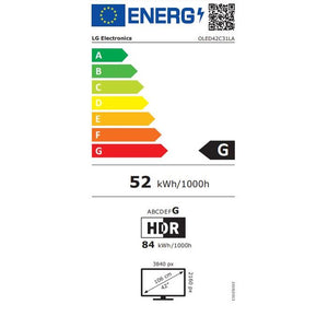 Smart televízia LG OLED42C31 / 42" (106 cm)