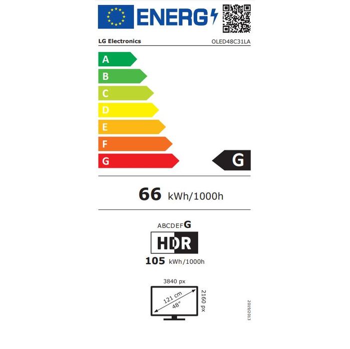 Smart televízia LG OLED48C31 / 48&quot; (122 cm)