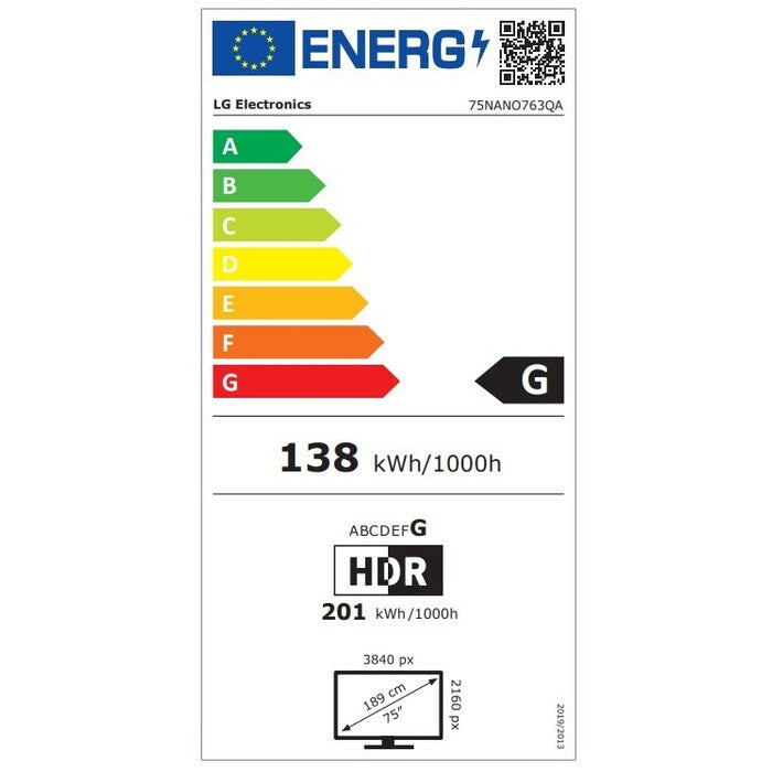 Smart televízor LG 75NANO76Q (2022) / 75&quot; (189 cm)