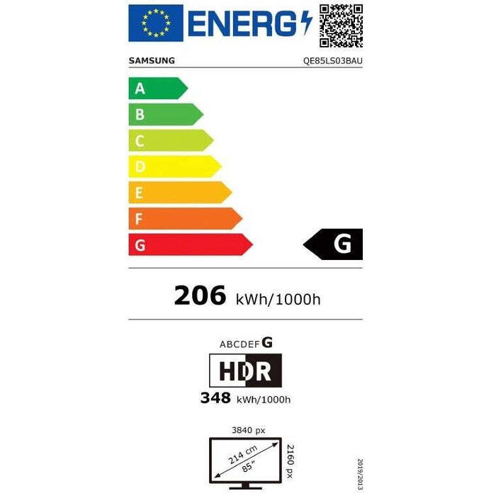 Smart televízor Samsung QE85LS03B (2022) / 85&quot; (214 cm)