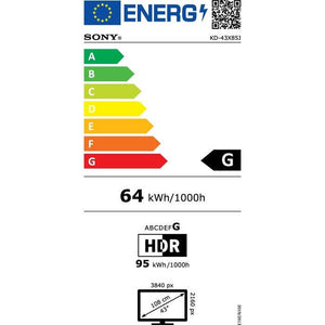 Smart televízor Sony 43-X85J (2021) / 43" (109 cm)