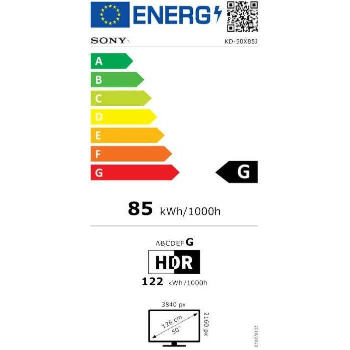 Smart televízor Sony 50-X85J (2021) / 50&quot; (126 cm)