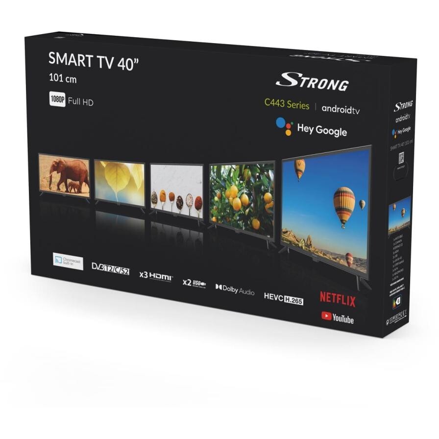 Smart televízor Strong SRT40FC4433 (2021) / 40&quot; (101 cm)