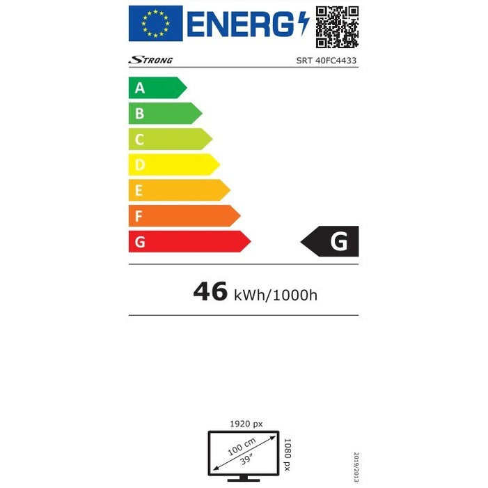 Smart televízor Strong SRT40FC4433 (2021) / 40&quot; (101 cm)