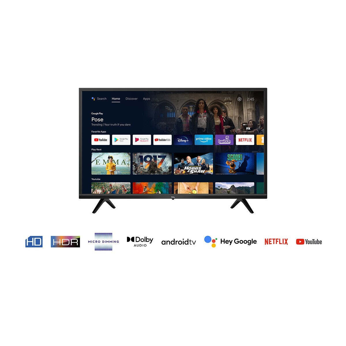 Smart televízor TCL 32S5200 / 32&quot; (80 cm) POUŽITÉ, NEOPOTREBOVANÝ